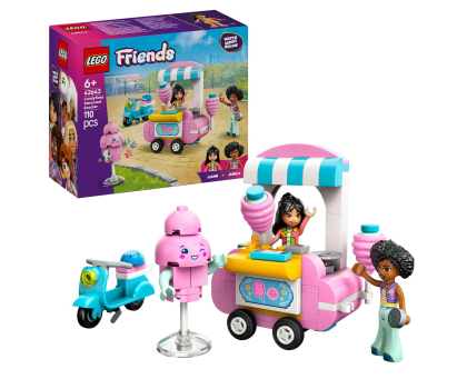 Klocki LEGO® LEGO Friends 42643 Stoisko z watą cukrową i skuter